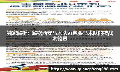 独家解析：解密西安马术队vs包头马术队的技战术较量